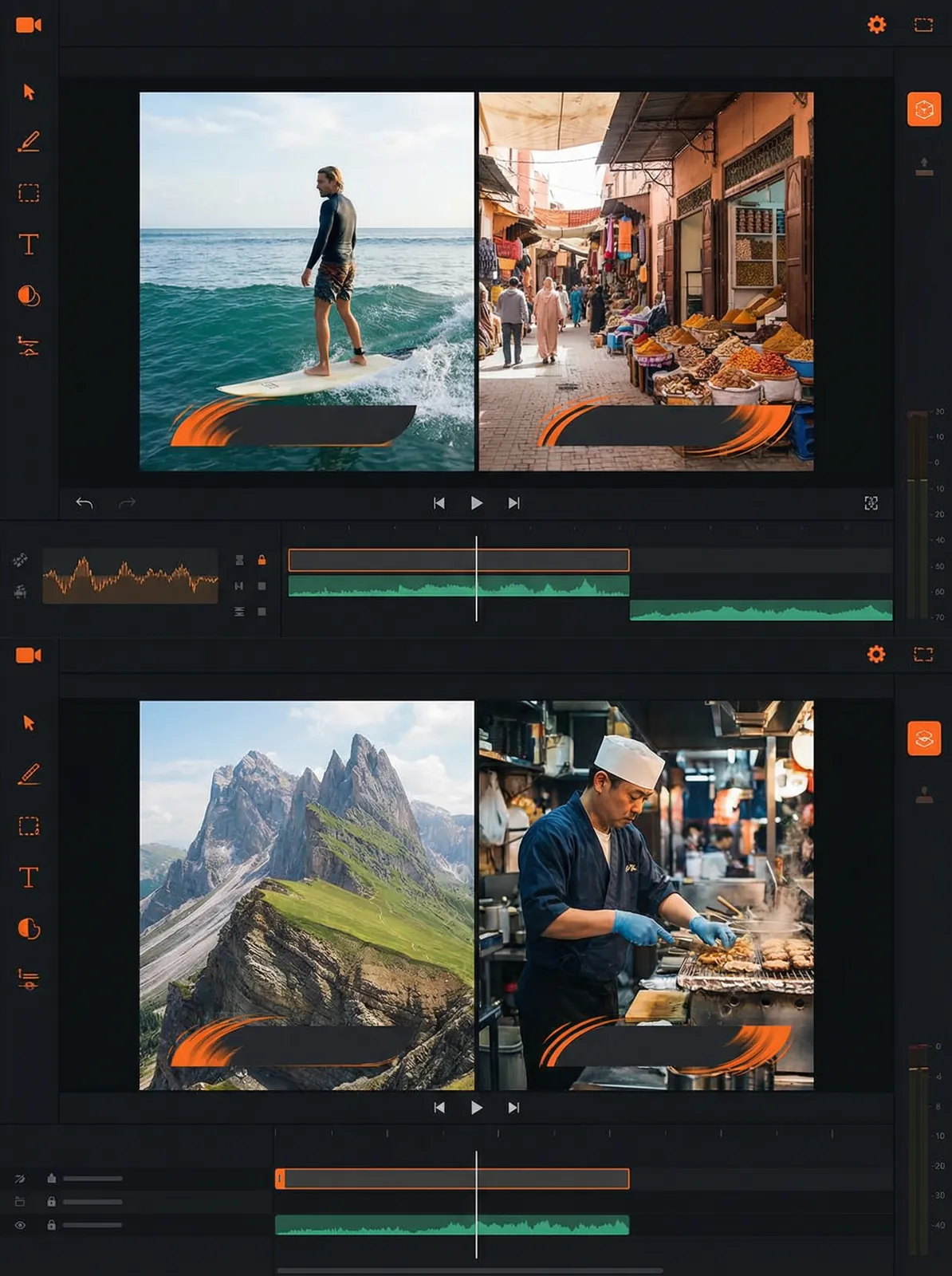 E世博app Vlog开场模板设计
